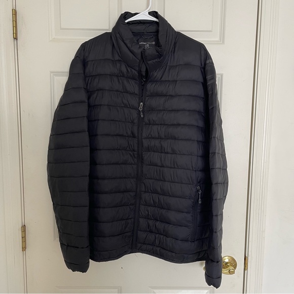 Swiss Tech Men's Black Puffer Jacket XL - Picture 2 of 10
